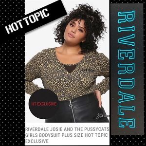 Hot Topic Josie & Pussycats Leopard Print Bodysuit